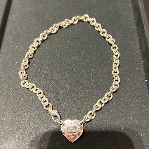 Tiffany & Co heart choker necklace.